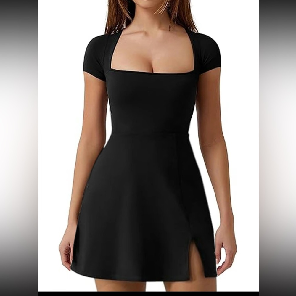 Square Neck Dress - image 1